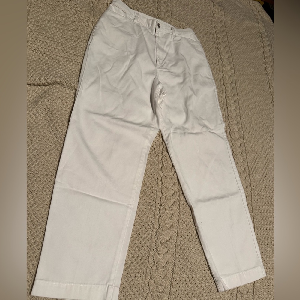 Liz Claiborne LizSport SZ 12 White Pants